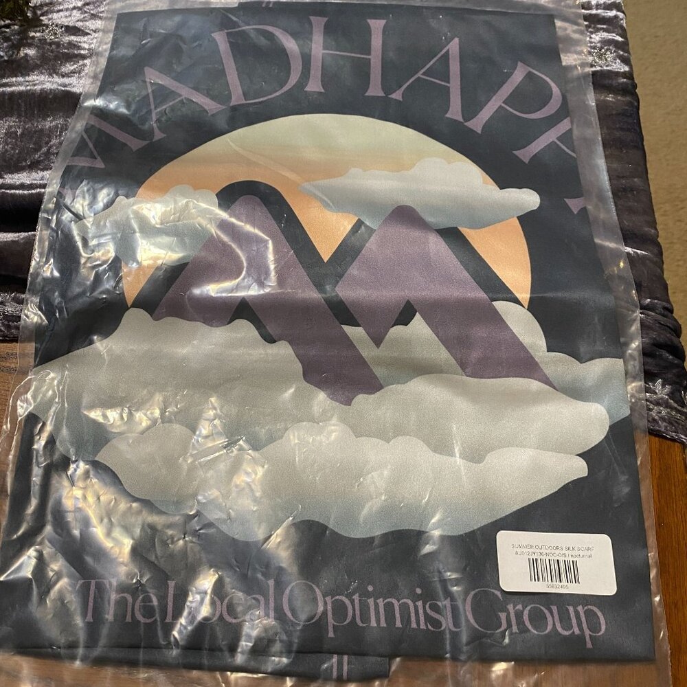 Madhappy The Local‎ Optimist Group silk scarf Nocturnal head scarf square